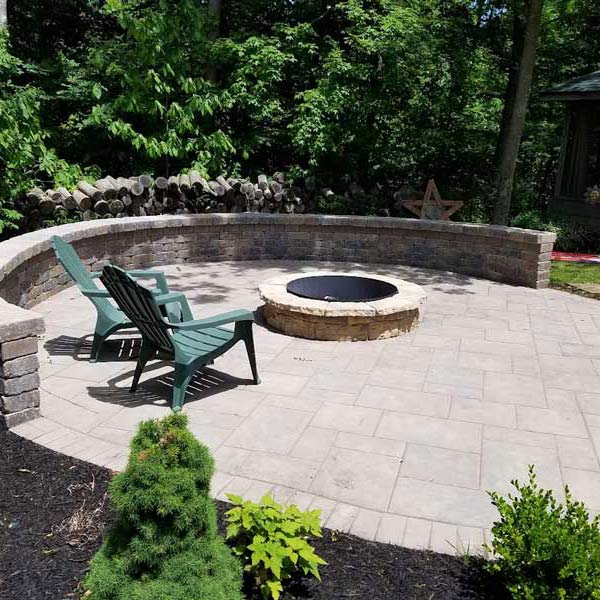 seating area besides lawn
